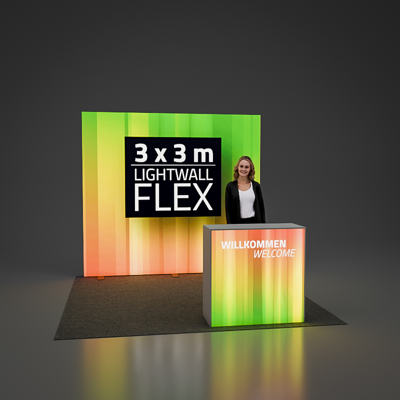 LightWall FLEX - Kopfstand 3 x 3 m